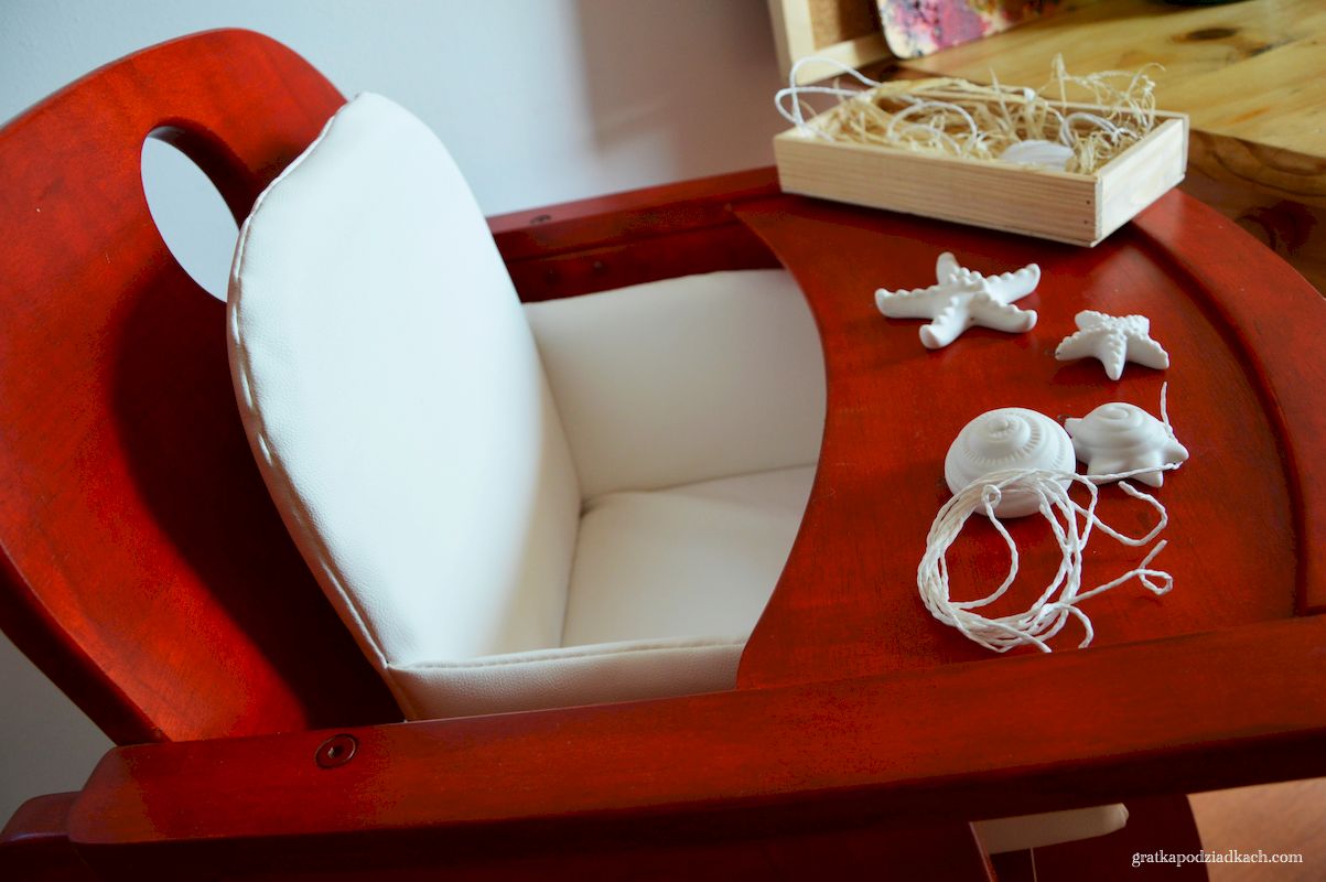 renowacja krzesełka do karmienia