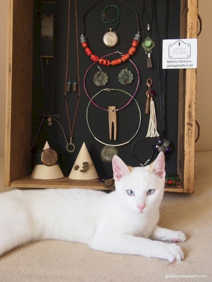 designerskie ekspozytory ze starych szuflad